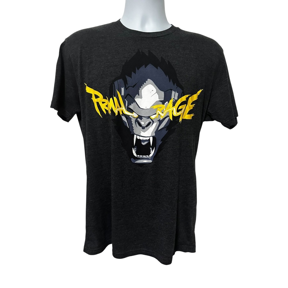 Overwatch Primal Rage Graphic Print T-Shirt Gaming Tee Gray Large - Picture 8 of 13